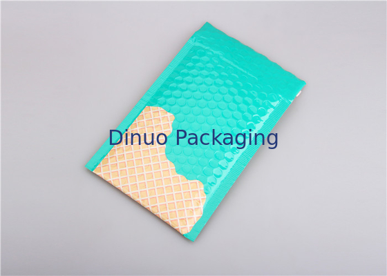 Danau Blue Metallic Bubble Mailer Padded Amplop 145x210mm #C Untuk Lipstik