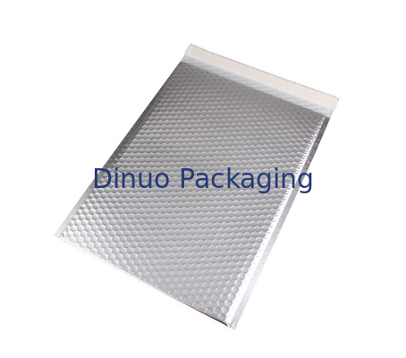 Aluminium Foil Metalik Bubble Mailer Warna Silver Diri Sealing Untuk Kemasan Pos