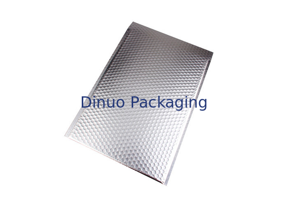 Aluminium Foil Metalik Bubble Mailer Warna Silver Diri Sealing Untuk Kemasan Pos