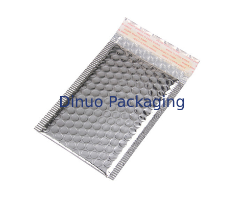 Aluminium Foil Metalik Bubble Mailer Warna Silver Diri Sealing Untuk Kemasan Pos