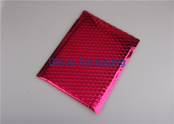 Rose Pink Metallic Mailing Amplop, Mailer Gelembung Berwarna Untuk Transportasi