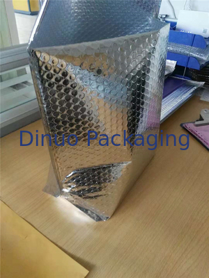 Volume Besar Berdiri Metalik Gelembung Mailer Perak 145x210mm # C Aluminium Foil Tahan Kerut