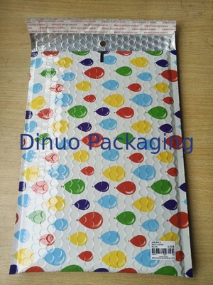 200x260mm # D1 Metallic Bubble Mailing Amplop, Pencetakan Warna Penuh Bubble Wrap Envelopes