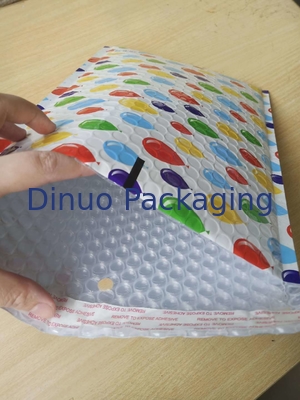 240X330mm # F3 Metallic Bubble Mailer 8 warna Pencetakan Amplop Empuk Untuk Promosi