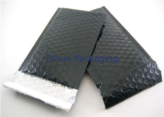 PET Black Bubble Lined Envelopes, 6x10 Bubble Mailer Ukuran 0 Impact Strength