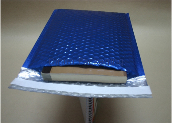 Blue Metallic Decorative Bubble Mailing Envelopes Untuk Perusahaan Kurir Menggunakan