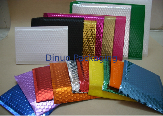 Laminated Colorful Metallic Bubble Amplop Sealing Diri Untuk Industri Pengiriman