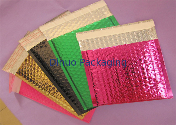 Laminated Colorful Metallic Bubble Amplop Sealing Diri Untuk Industri Pengiriman