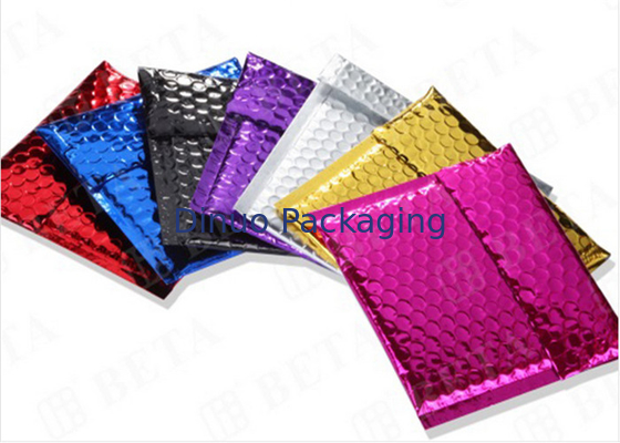 Laminated Colorful Metallic Bubble Amplop Sealing Diri Untuk Industri Pengiriman
