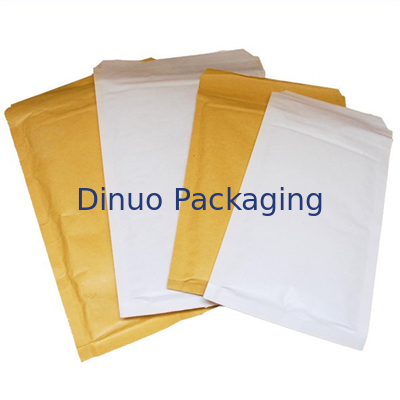 Gelembung Bungkus Putih Sekali Pakai Amplop Berjajar, 10.5 "X 16 Ukuran 5 Bubble Mailer