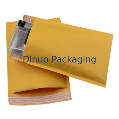 Kraft Kuning Bubble Wrap Envelope / Kertas Kraft Mailer Bukti UV 175x260mm # D