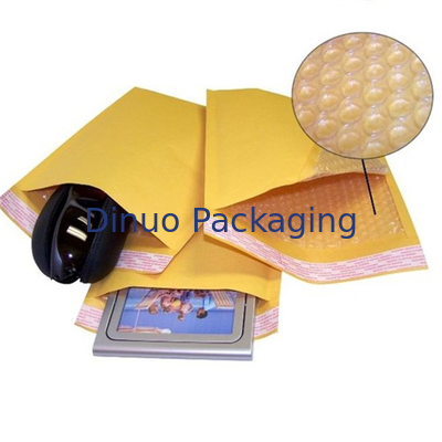 Kraft Kuning Bubble Wrap Envelope / Kertas Kraft Mailer Bukti UV 175x260mm # D