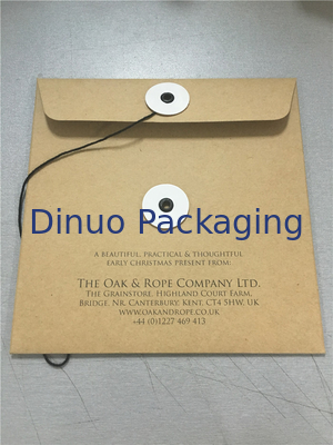Coklat 000 Kraft Bubble Mailer 6x10 Kraft Paper Genggam String Tie Amplop