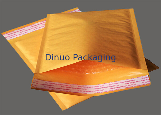 Kraft Kuning Bubble Wrap Envelope / Kertas Kraft Mailer Bukti UV 175x260mm # D