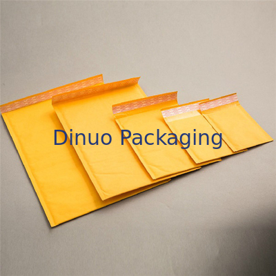 Mailer Gelembung Kertas Kraft Dapat Didaur Ulang, Tas Kemasan Kurir Tahan