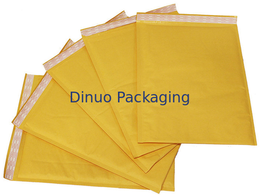 Mailer Gelembung Kertas Kraft Dapat Didaur Ulang, Tas Kemasan Kurir Tahan