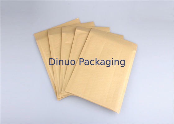 3-4mm Thickness Kraft Bubble Mailers made with Low Density Polyethylene Inner Materials