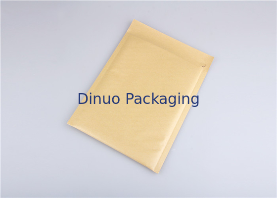Minyak Tahan Ringan Coklat 6x10 Kraft Bubble Mailer opp film luar mudah robek
