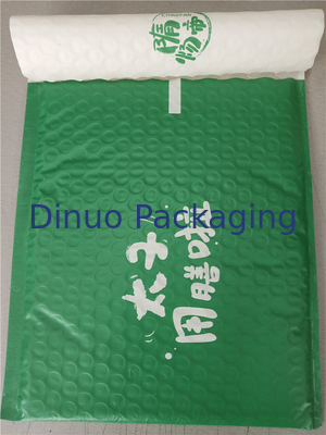 Pengiriman Tas Poly Bubble Mailer Ramah Lingkungan Dengan Pencetakan Logo Kustom Penuh Warna