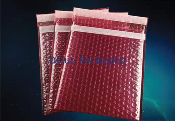 Mailer Poli Gelembung Multifungsi Warna Merah 7.25 "X12" # 1 Ukuran Biodegradable