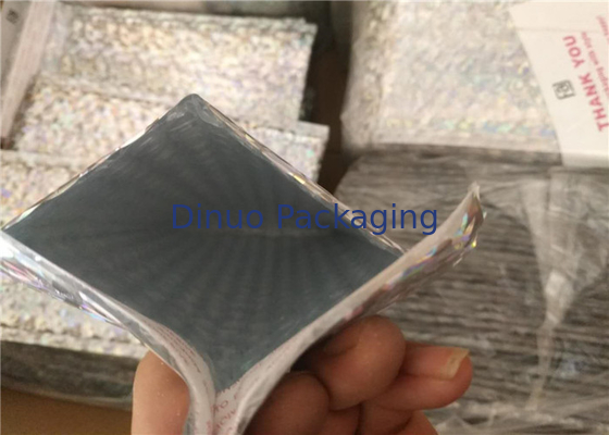 Iridescent Holographic Bubble Mailer Bag Bukti Kelembaban Untuk Kemasan Ekspres