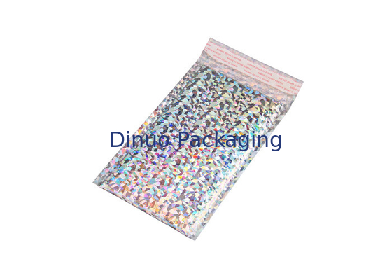 Tas Mailing Holografik Mewah, Amplop Pengepakan Warna Mengkilap # 000 / 4x8