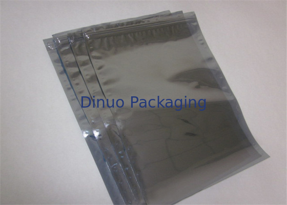 Logo Disesuaikan Ziplock ESD Shielding Bags Bukti Statis Untuk Kemasan PCB / IC