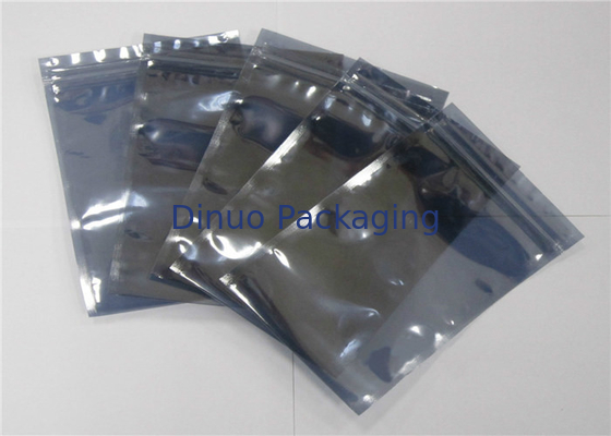 Zip Lock / Open Top ESD Shielded Anti Static Bag Tahan Kelembaban
