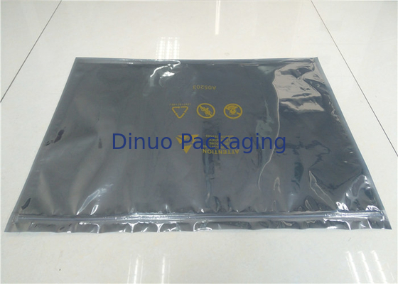 Logo Disesuaikan Ziplock ESD Shielding Bags Bukti Statis Untuk Kemasan PCB / IC