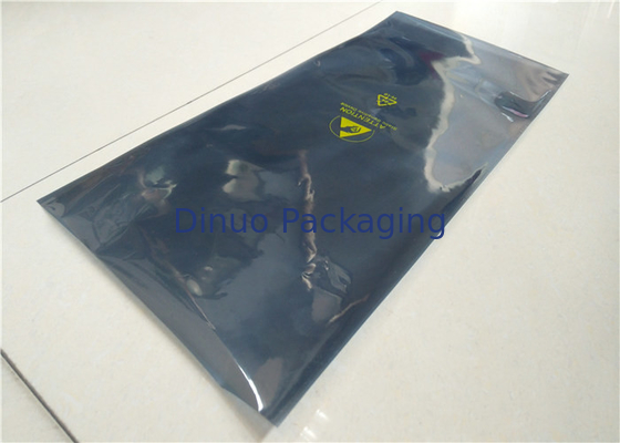 Logo Disesuaikan Ziplock ESD Shielding Bags Bukti Statis Untuk Kemasan PCB / IC