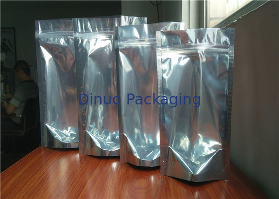 Kantong Stand Up Kustom Cetak Ramah Lingkungan, Tas Stand Up Aluminium Dapat Ditutup Kembali