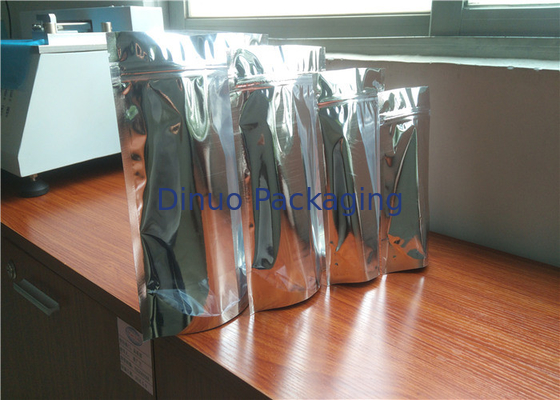 Kantong Stand Up Kustom Cetak Ramah Lingkungan, Tas Stand Up Aluminium Dapat Ditutup Kembali