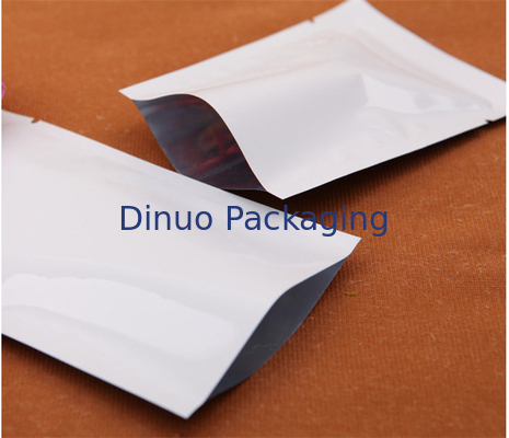 Kustom Dicetak Aluminium Foil Kantong Permukaan Perak Untuk Kemasan Elektronik