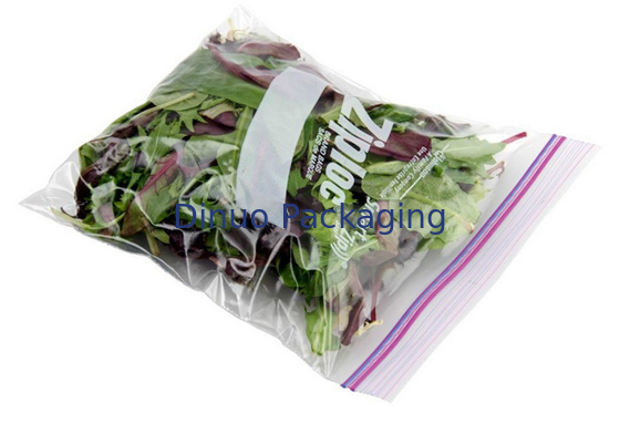 Kantong Plastik yang Dapat Ditutup Kembali Untuk Kemasan Makanan, Kantong Plastik Cetak Kustom ZipLock