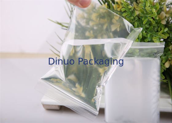 Anti Bocor Ziplock Clear PE Plastic Bags # 100 * 160mm Untuk Kemasan Cair
