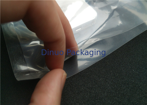 Transparan Nylon Plastic Bag # 180 * 220mm Untuk Kemasan Produk Elektronik