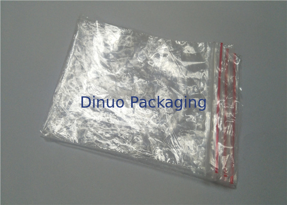 Kantong Plastik PE Transparan Disesuaikan Polyethylene Untuk Penggunaan Paket