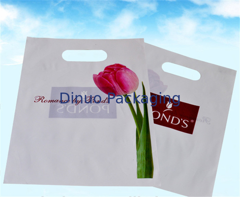 Tas Belanja Plastik Dengan Pegangan, Tas Barang Dagangan Plastik Kustom