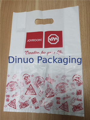Biodegradable Kustom Dicetak Tas Kemasan Tas Belanja Garmen 265x360mm