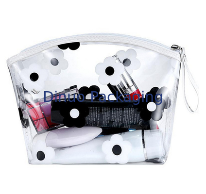 Tas Kemasan PVC Dapat Didaur Ulang Dapat Didaur Ulang Dengan Zipper Beauty Storage