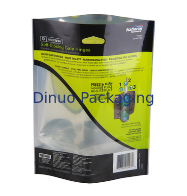 Flat Bottom Side Guest Stand Up Resealable Pouch Untuk Pengemasan Alat