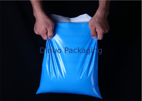 Blue Co-Extruded Film Mailer Bags Amplop Plastik Untuk Memposting Bukti Kelembaban