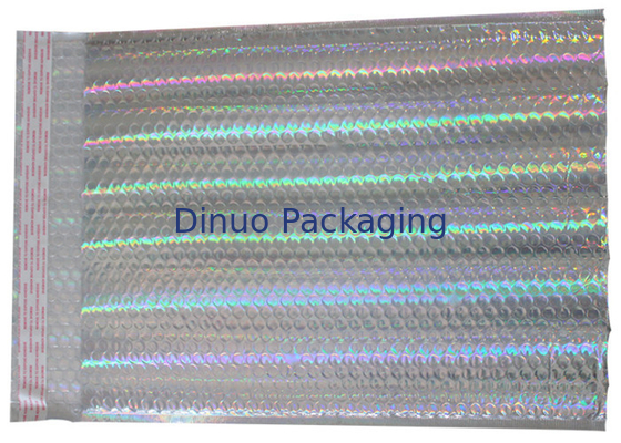 Tas Mailing Holografik Mewah, Amplop Pengepakan Warna Mengkilap # 000 / 4x8