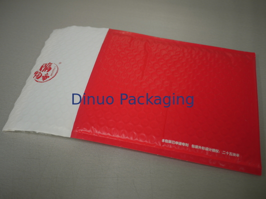 Red Bubble Lined Poly Mailer Padded Amplop 10,5 X 16 # 5 Ketahanan Tusukan