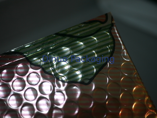 Mailer gelembung Berwarna Metalik Dicetak Berwarna-warni Ukuran 1 / 7,25 "X12" mailer gelembung liburan