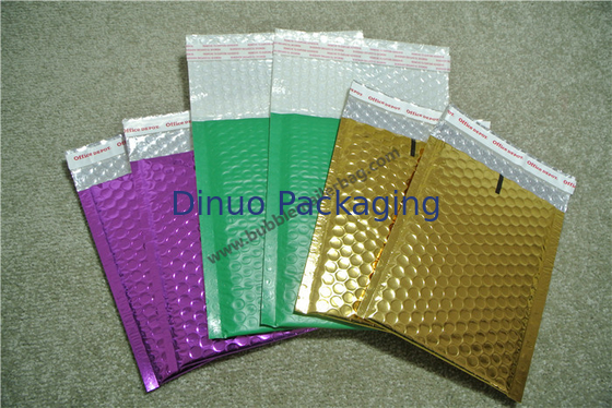 Laminated Colorful Metallic Bubble Amplop Sealing Diri Untuk Industri Pengiriman