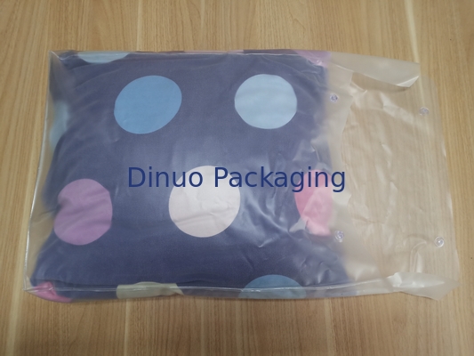 Tas Kemasan PVC Bening Dengan Kancing Untuk Bantal Dan Paket Jas Empat Potong