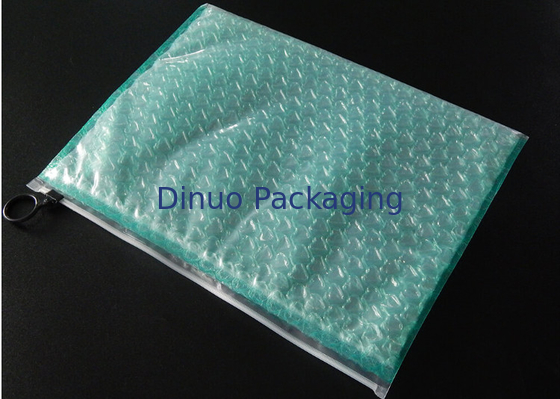 Kantong Gelembung Ritsleting Plastik Bening Perekat Yang Kuat Dengan Pencetakan Copperplate