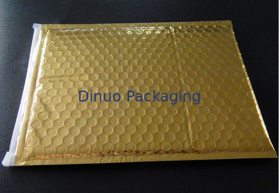 Kemasan Bintang Zipper Slide Matte Emas Bubble Bag Zipper kantong plastik Untuk Hadiah