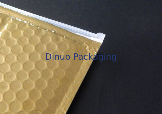Kemasan Bintang Zipper Slide Matte Emas Bubble Bag Zipper kantong plastik Untuk Hadiah